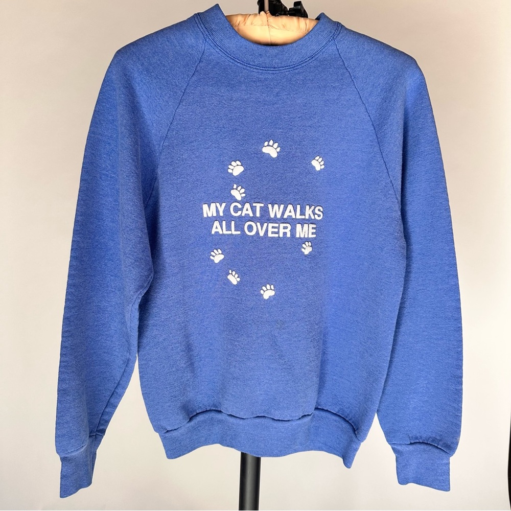 Vintage cat lady sweatshirt